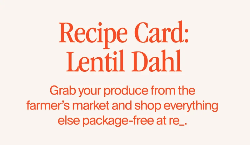 Lentil Dahl Recipe