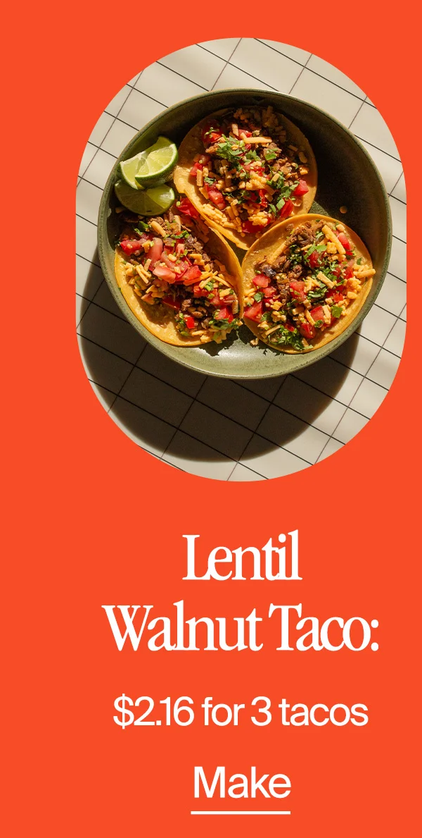 Lentil Walnut Taco
