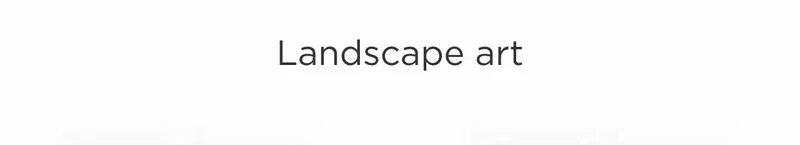 Landscape Art