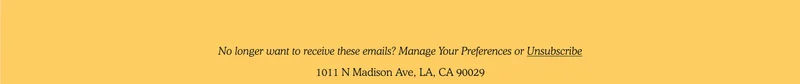 Manage Preferences