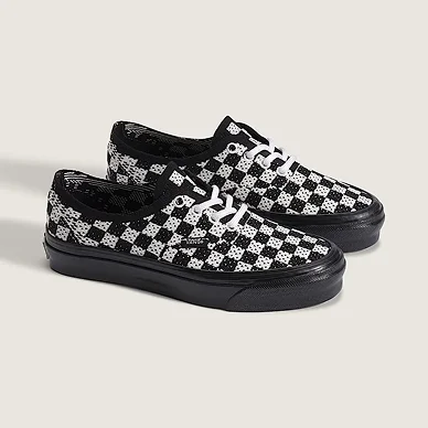 Black Marshmallow White Premium Authentic Checkerboard Shoe