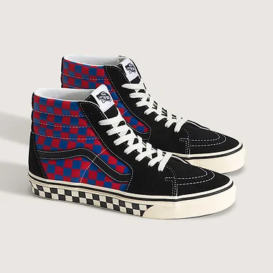 Red Blue Sk8-Hi Shoe