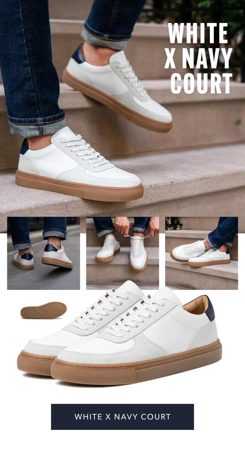 White X Navy Court
