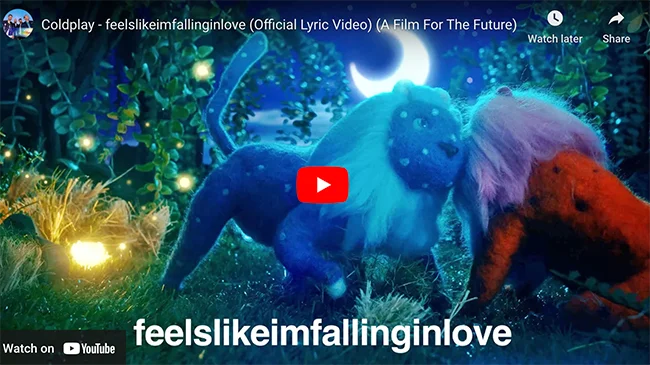 Feelslikeimfallinginlove Lyric Video Image