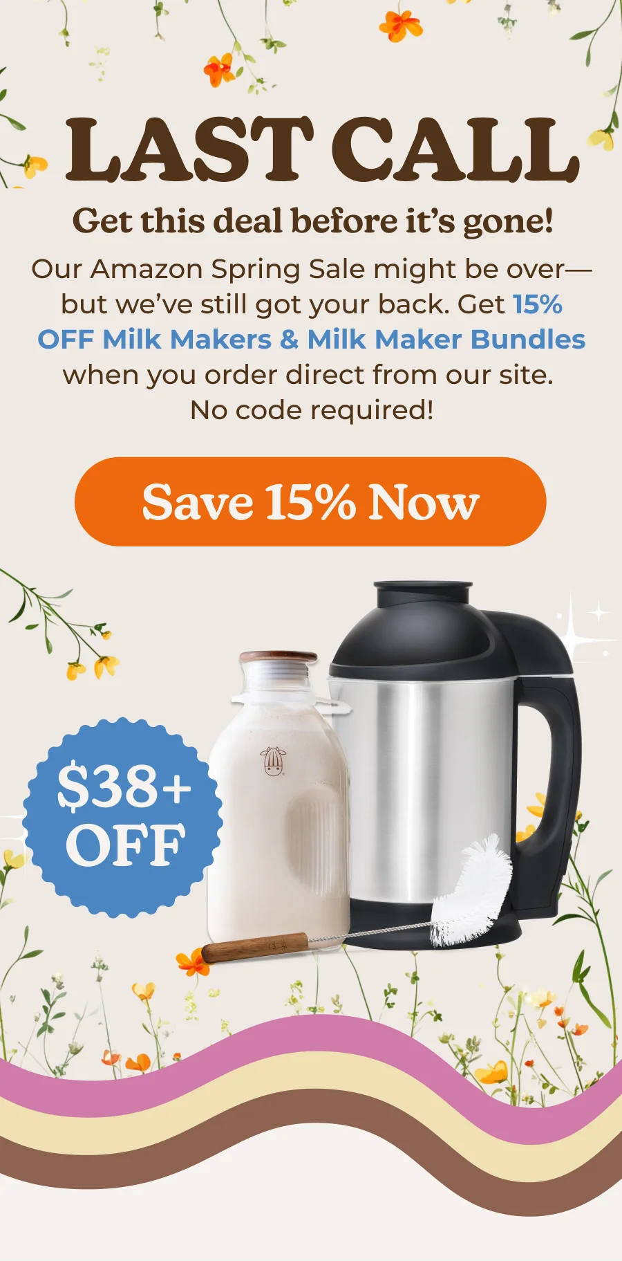 15% OFF Milk Maker and Milk Maker Bundles