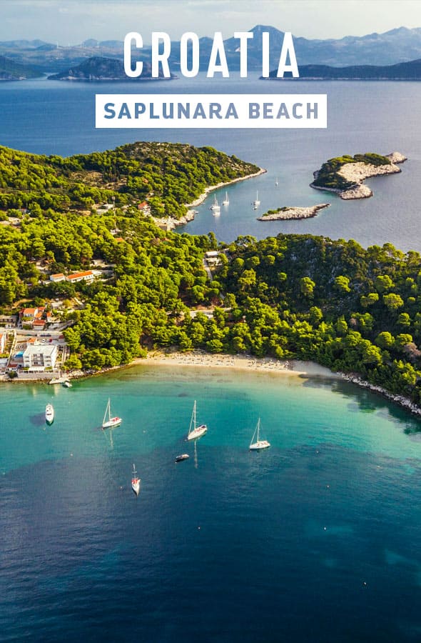 CROATIA, SAPLUNARA BEACH