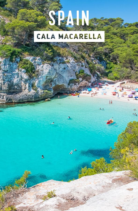 SPAIN, CALA MACARELLA