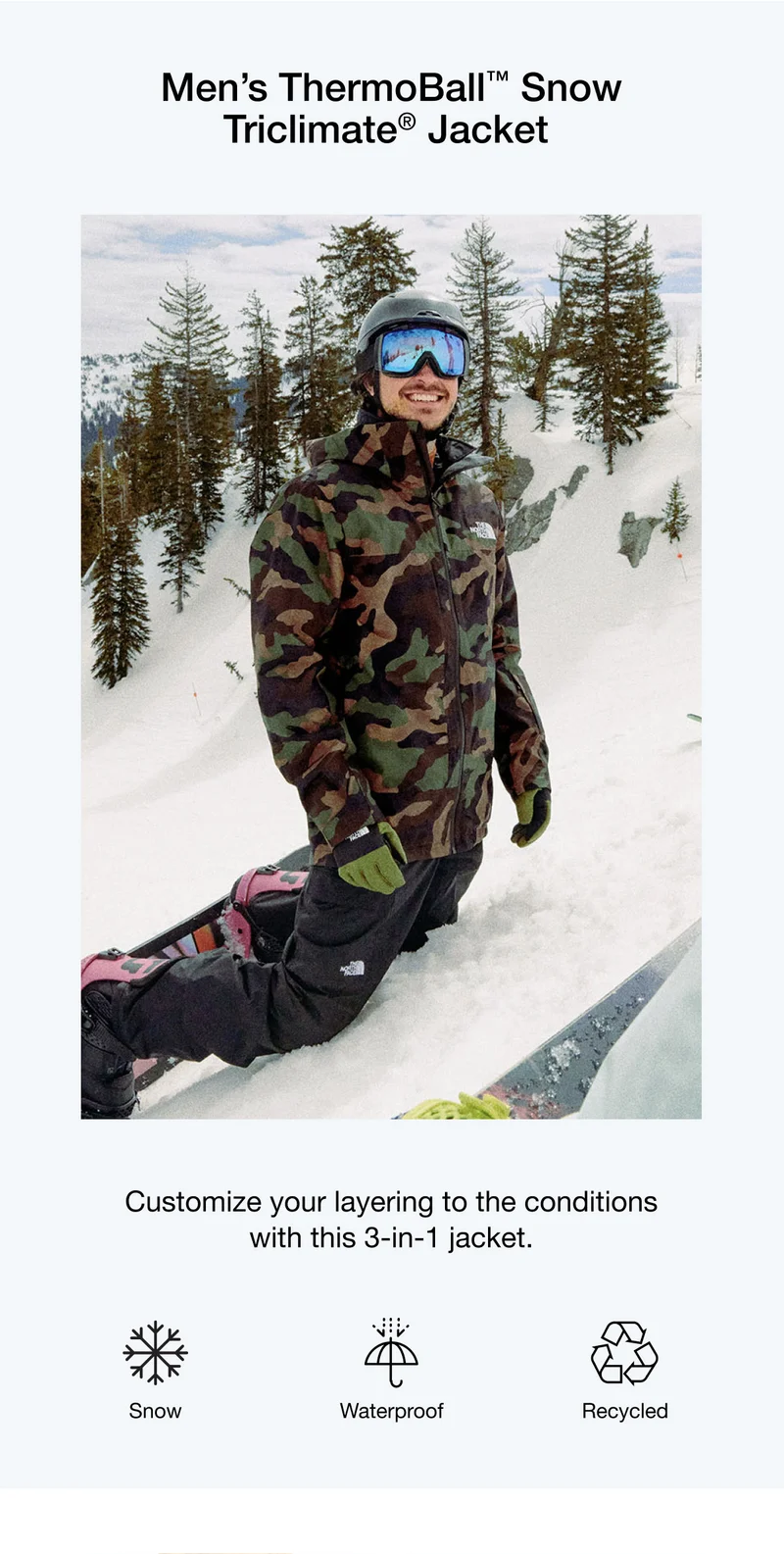 Men's ThermoBall Snow Triclimate Jacket