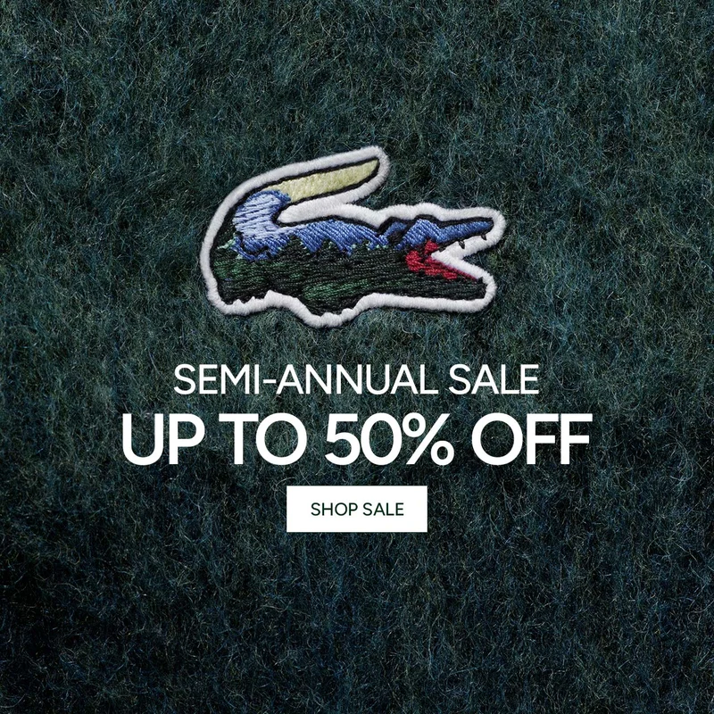 SEMI-ANNUAL SALE, Up to 50% OFF!