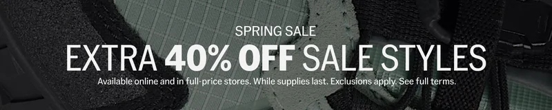 Extra 40% Off Sale Styles