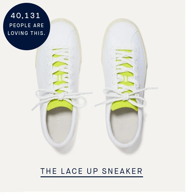 THE LACE UP SNEAKER SHOP NOW