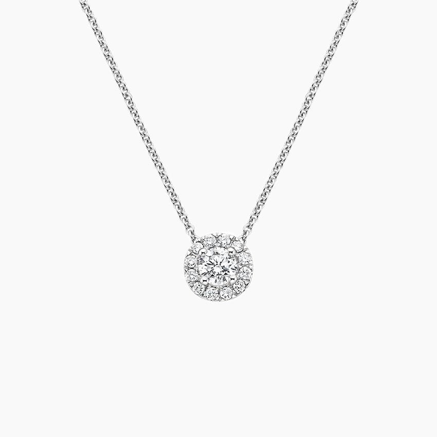 Diamond Halo Pendant