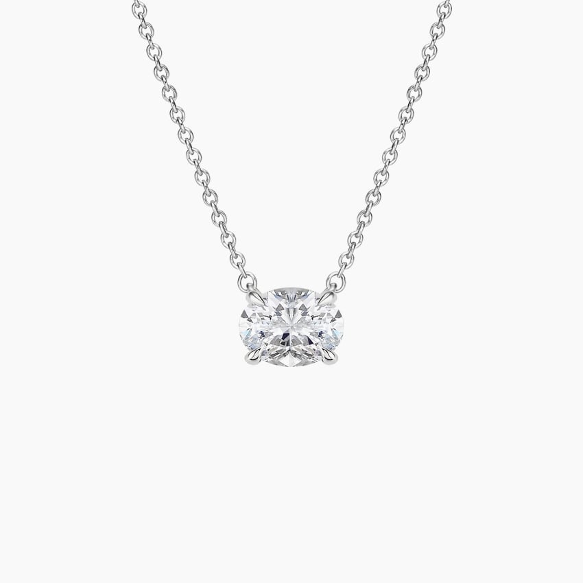 Horizontal Diamond Pendant