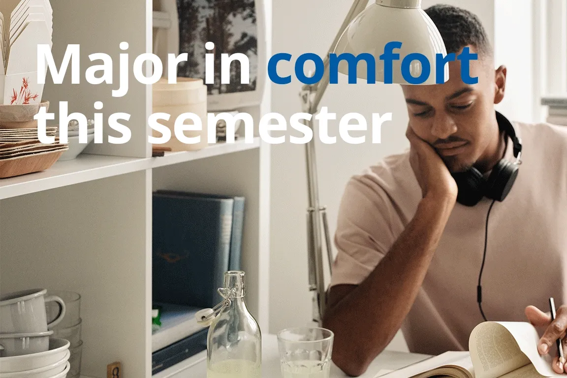 Major in comfort this semester