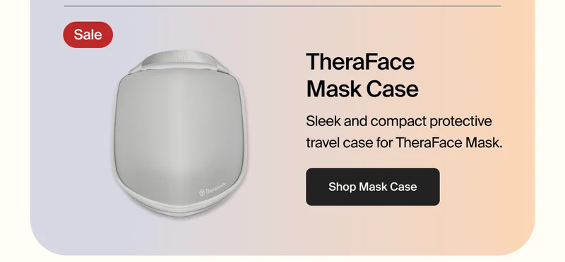 Sale | TheraFace Mask Case | Sleek and compact protective travel case for TheraFace Mask. | Shop Mask Case