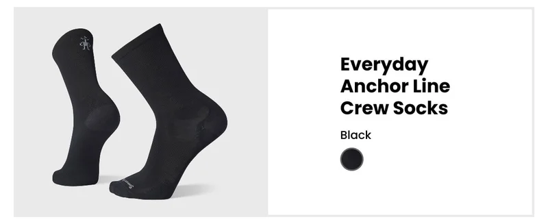 Everyday Anchor Line Crew Socks