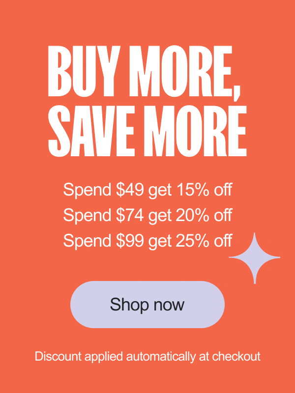 Buy more, save more