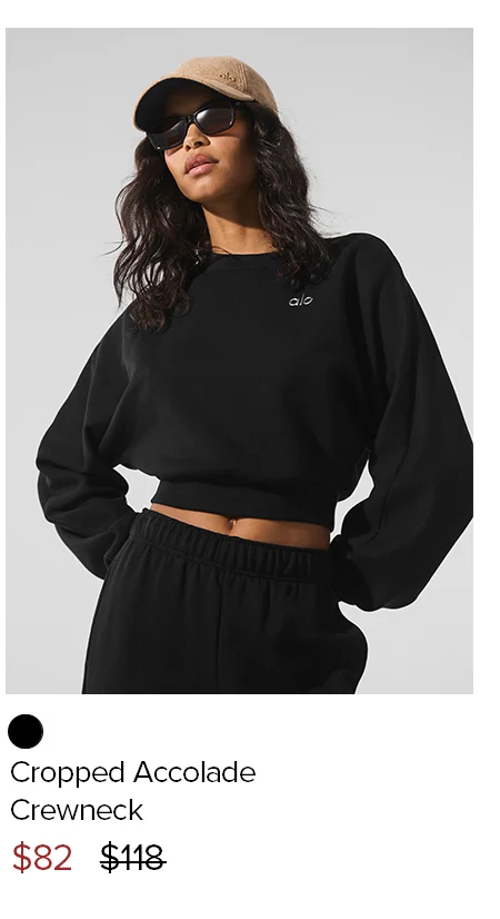 Cropped Accolade Crewneck