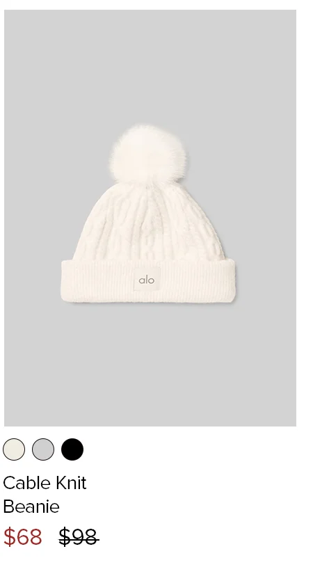 Cable Knit Beanie