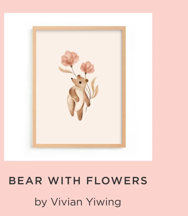 Bear With Flowers