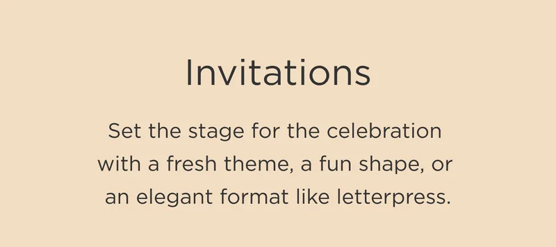 Invitations