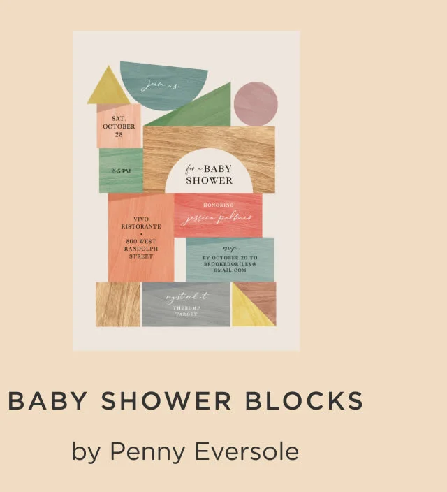 Baby Shower Blocks