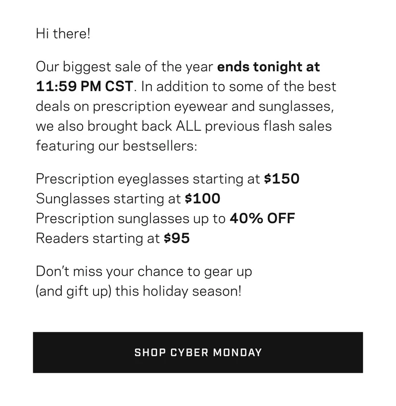 Shop Cyber Monday