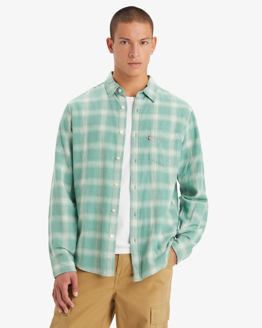 SHOP SUNSET ONE POCKET STANDARD FIT SHIRT