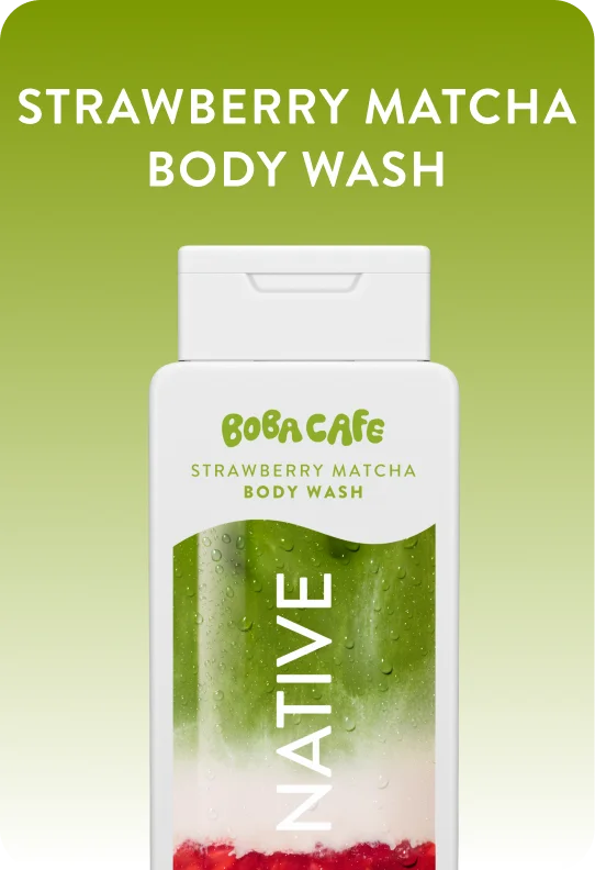 strawberry matcha body wash