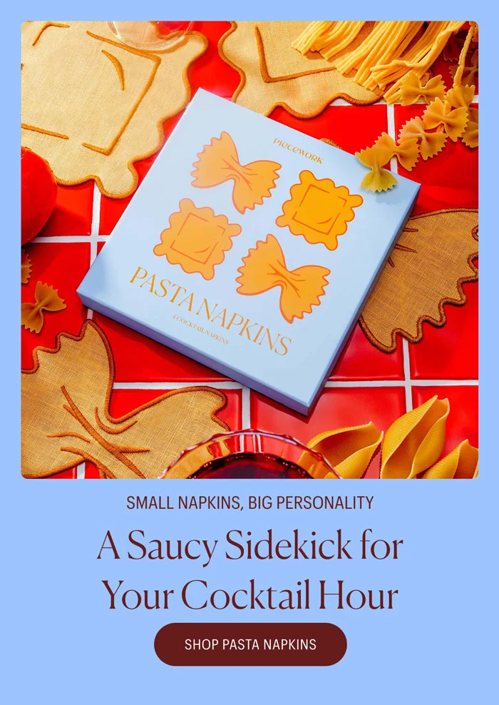 Small Napkins, Big Personality: A Saucy Sidekick for Your Cocktail Hour - Shop Pasta Napkins
