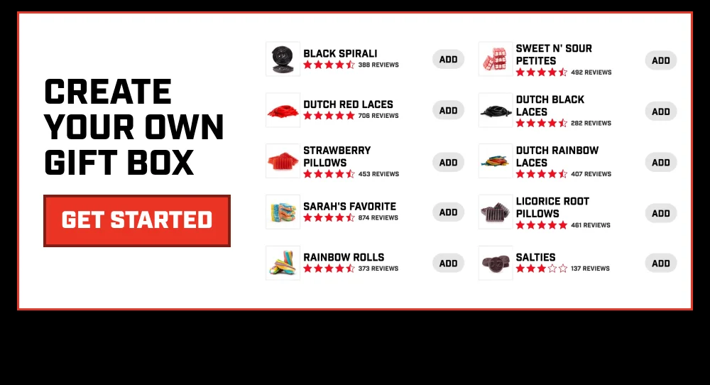 Create your own gift box! Get started.