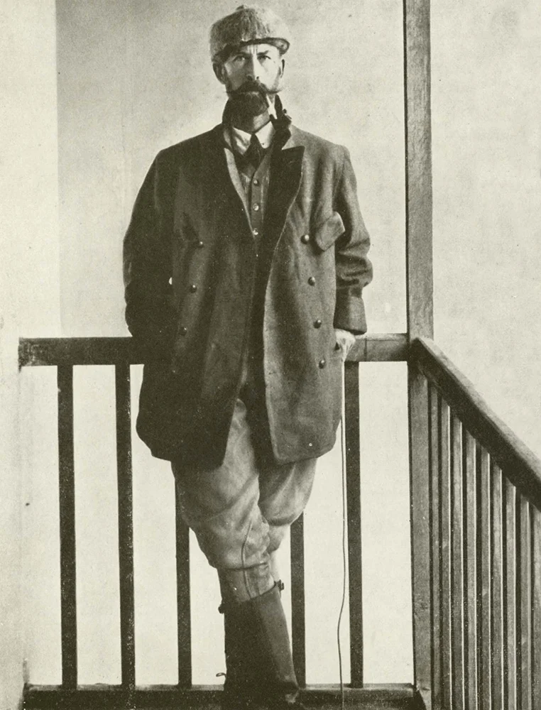 Percy Fawcett poses in a 1911 photograph.