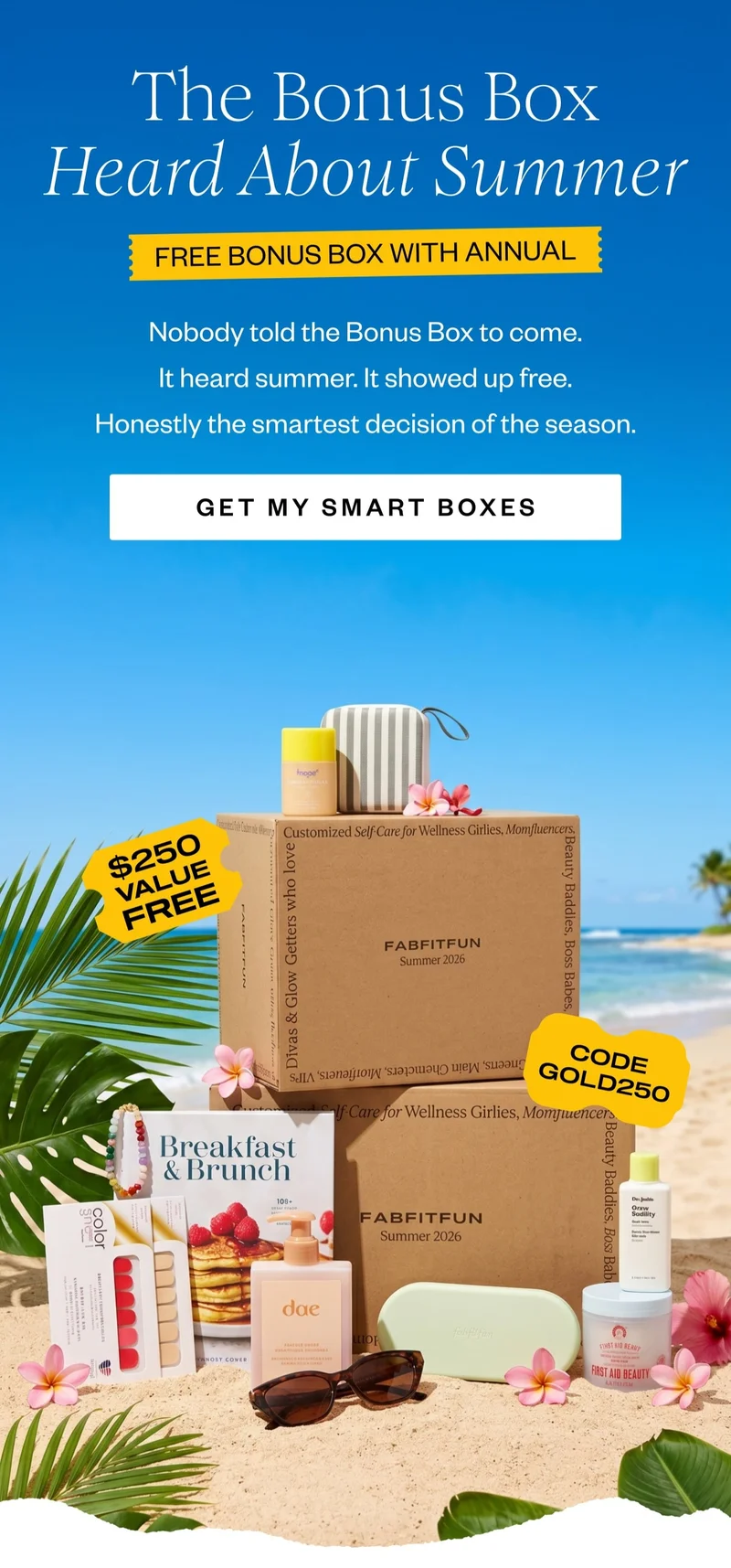 The Bonus Box Heard About Summer | FREE BONUS BOX WITH ANNUAL | Nobody told the Bonus Box to come. It heard summer. It showed up free. Honestly the smartest decision of the season. | GET MY SMART BOXES
