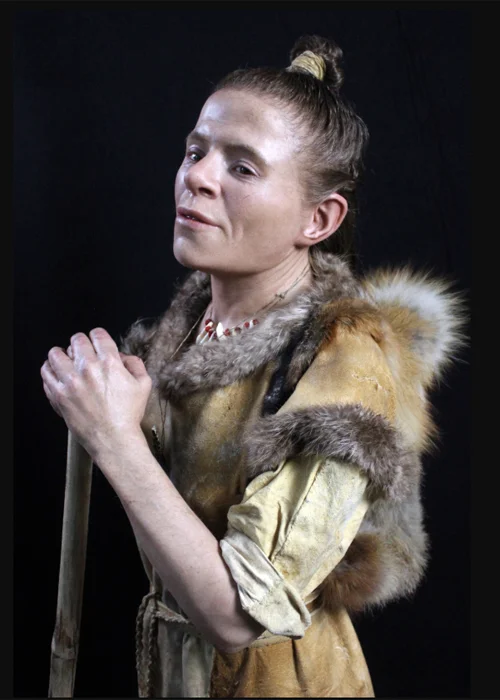 This woman lived about 4,000 years ago in what is now northeastern Sweden. Oscar Nillson, a pioneer in reconstructive archaeology, brought her appearance to life.