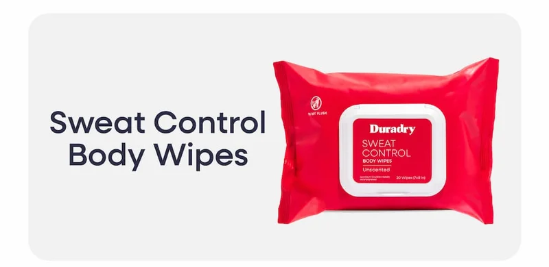 Sweat Control Body Wipes