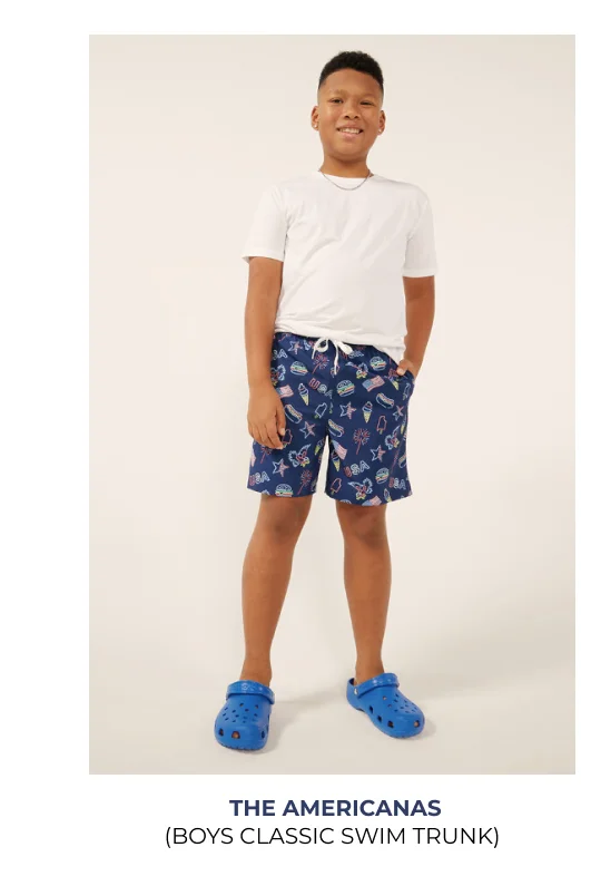 Boys Classic Swim Trunk: The Americanas