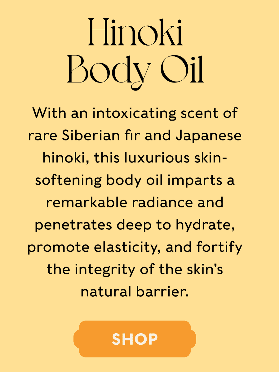 Hinoki Body Oil - SHOP
