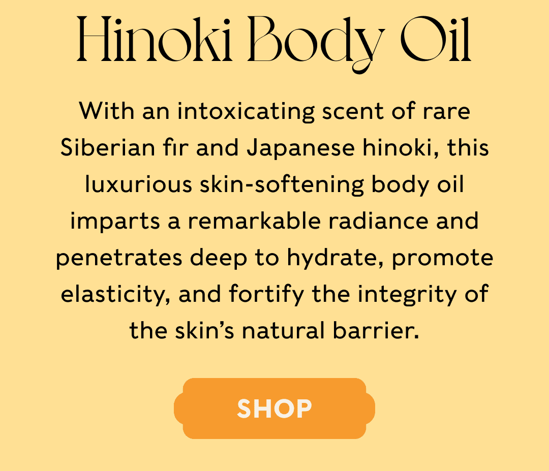 Hinoki Body Oil - SHOP