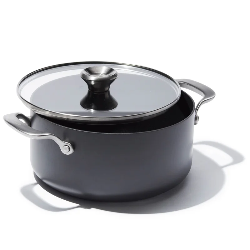 Image of Ceramic Professional Non-Stick 5QT Stock Pot with Lid