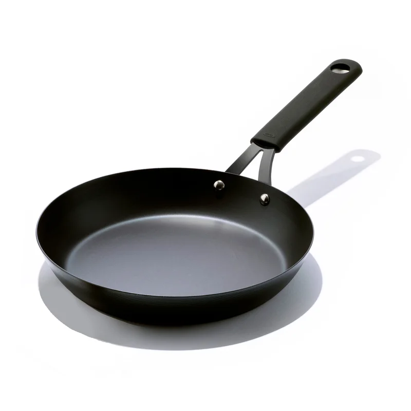 Image of Carbon Steel Obsidian Series 10-Inch Frypan with Silicone Sleeve