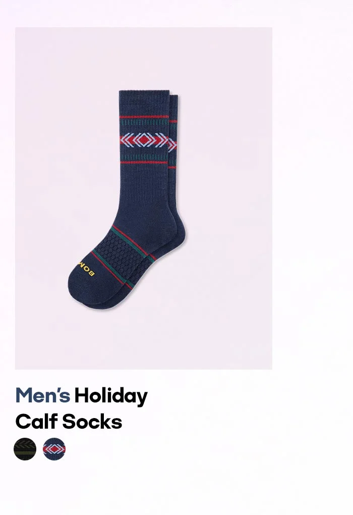 Men's Holiday Calf Socks