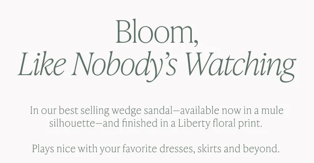 Bloom, Like Nobody's Watching- Image