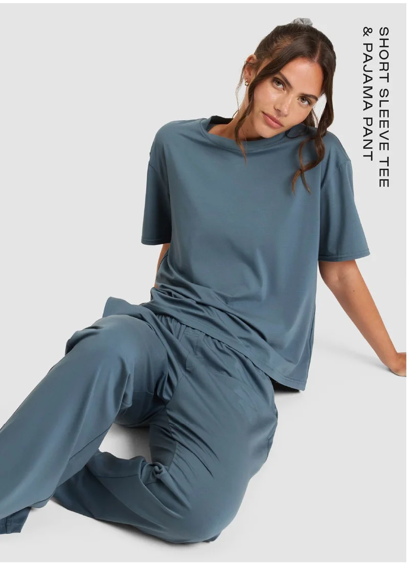 Short Sleeve Tee & Pajama Pant - Shop Now Short Sleeve Tee & Pajama Pant - Shop Now