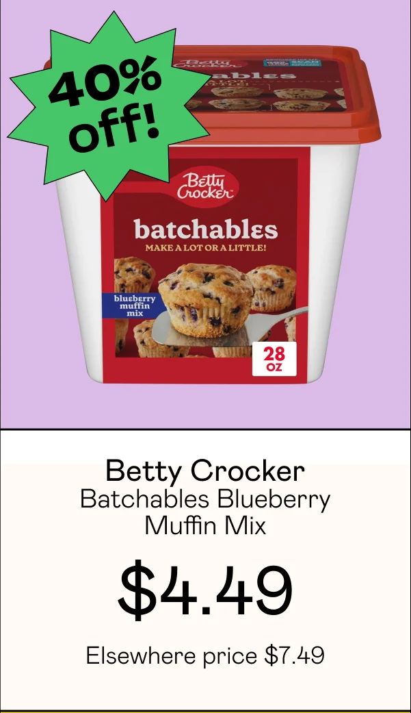 Batchables Blueberry Muffin Mix