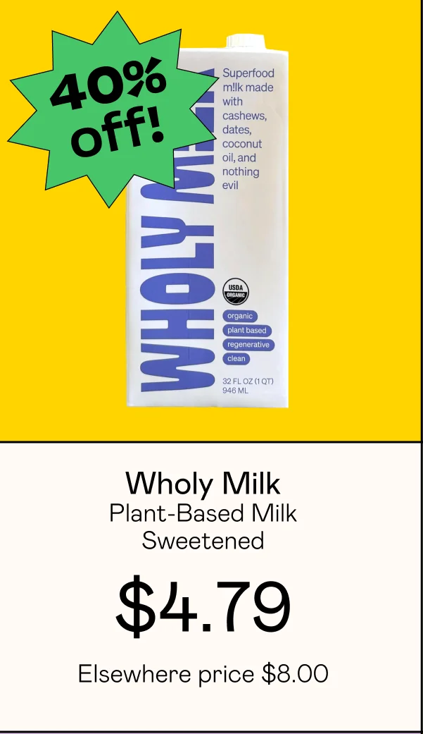 Plant-Based Milk - Sweetened