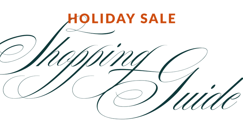 HOLIDAY SALE Shopping Guide