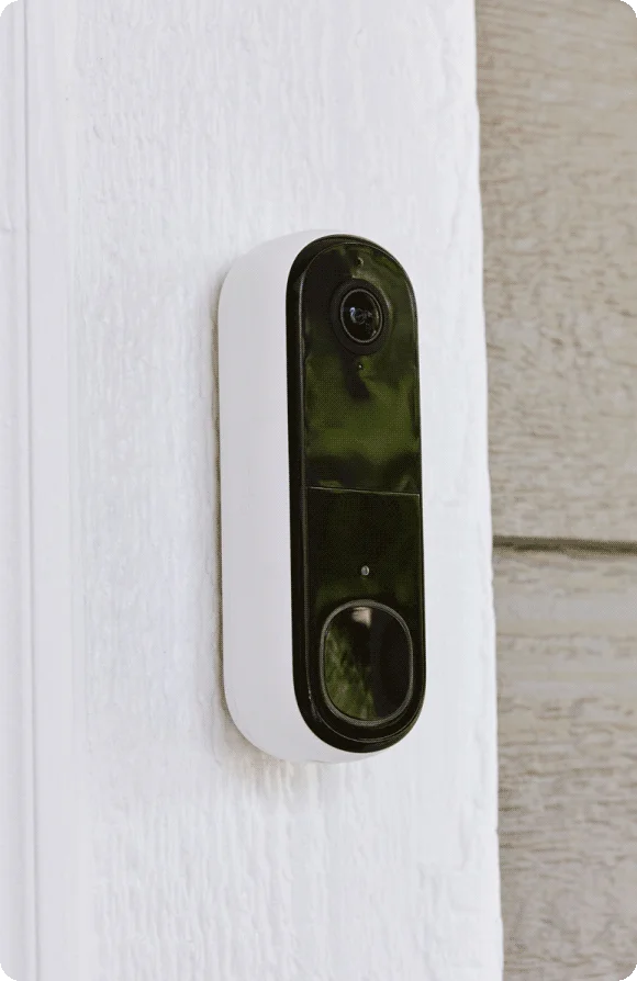 Arlo Video Doorbell mounted on the exterior of a home.