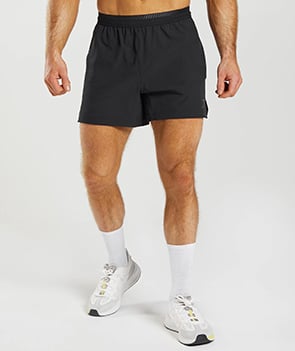 APEX 5'' HYBRID SHORTS - BLACK