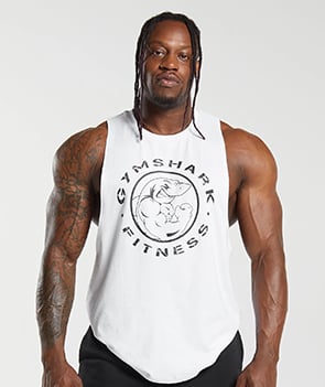 LEGACY DROP ARM TANK - WHITE