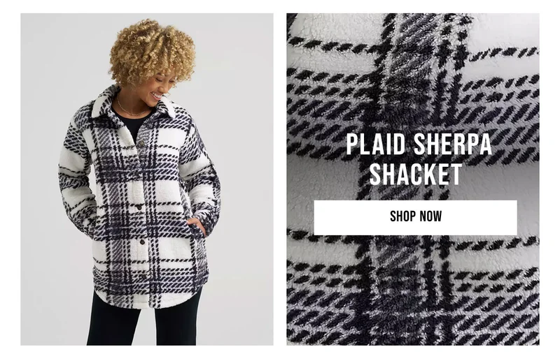 Plaid Sherpa Shacket